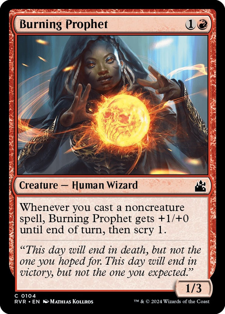 Image for Burning Prophet (104) [Ravnica Remastered]