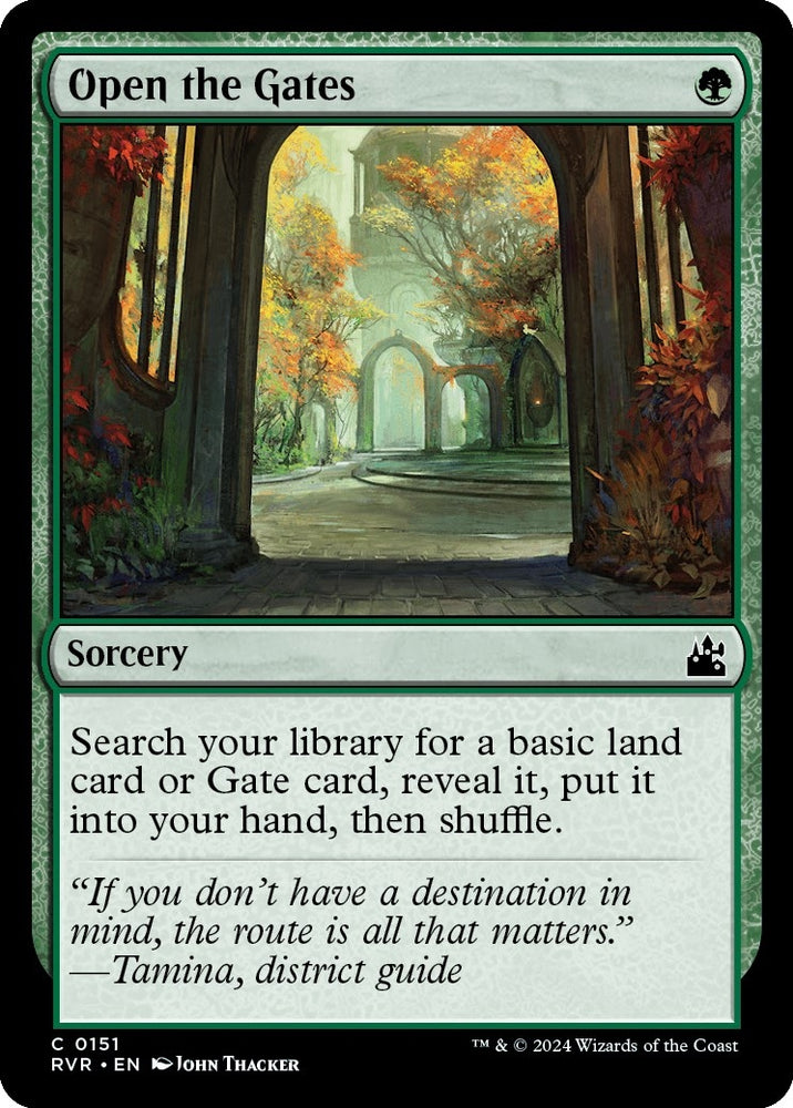 Image for Open the Gates (151) [Ravnica Remastered]