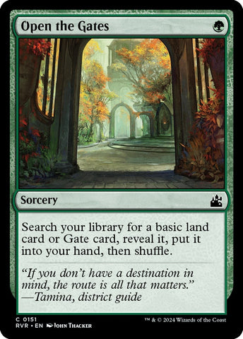 Image for Open the Gates (151) [Ravnica Remastered]