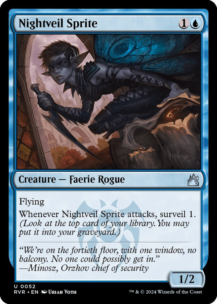 Image for Nightveil Sprite (52) [Ravnica Remastered]