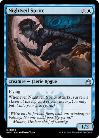 Image for Nightveil Sprite (52) [Ravnica Remastered]