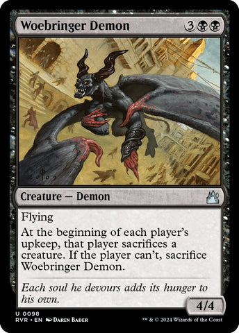 Image for Woebringer Demon (98) - Magic: The Gathering
