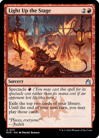 Image for Light Up the Stage (117) [Ravnica Remastered]