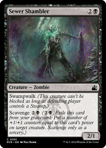 Image for Sewer Shambler (91) [Ravnica Remastered]