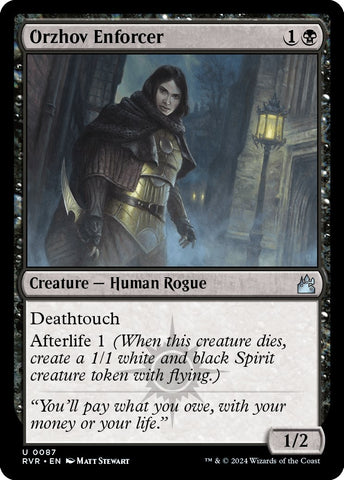 Image for Orzhov Enforcer (87) [Ravnica Remastered]