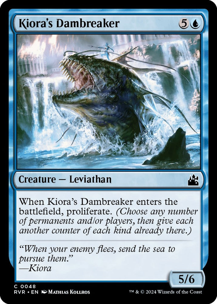Image for Kiora's Dambreaker (48) [Ravnica Remastered]