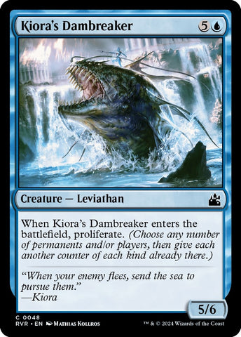 Image for Kiora's Dambreaker (48) [Ravnica Remastered]