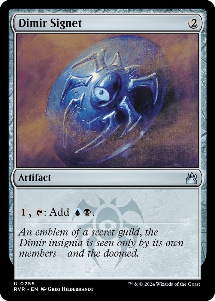 Image for Dimir Signet (256) [Ravnica Remastered]