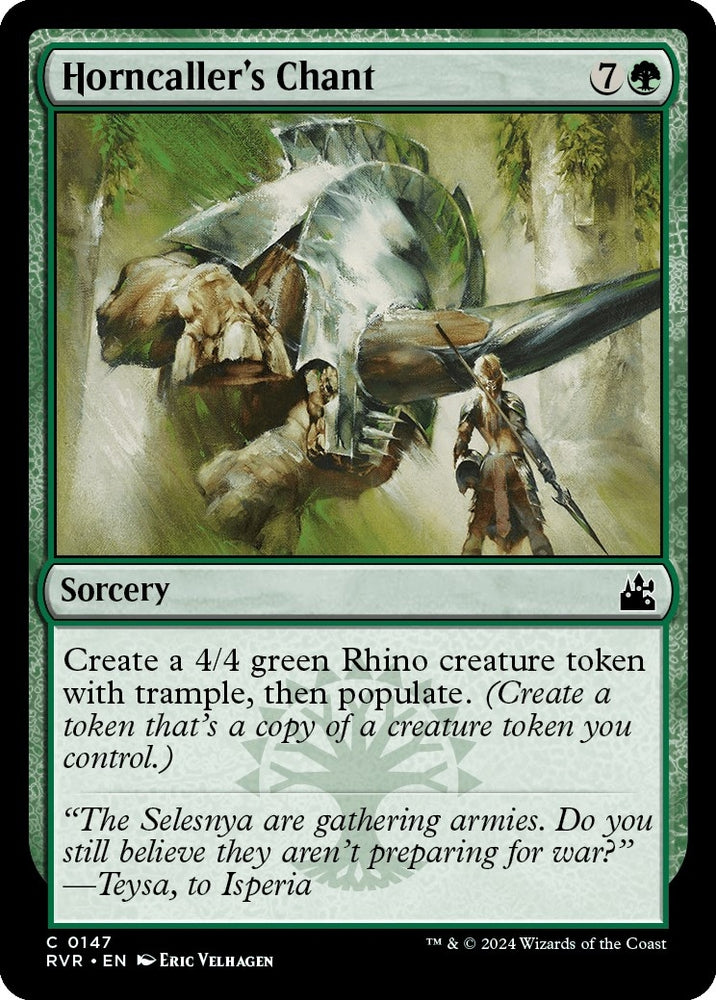Image for Horncaller's Chant (147) [Ravnica Remastered]