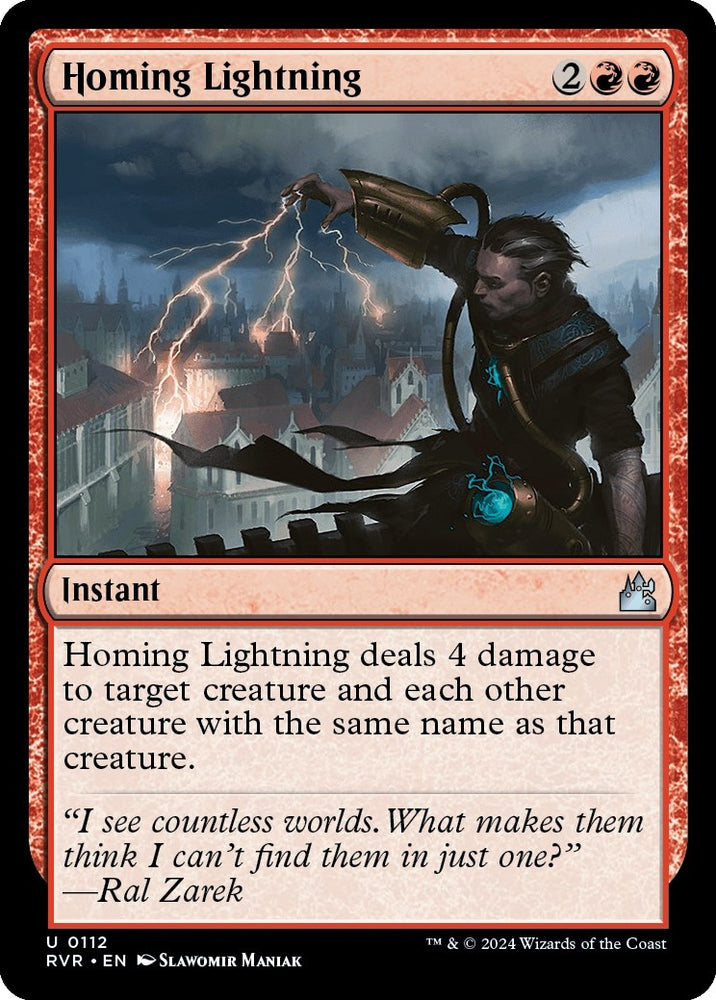 Image for Homing Lightning (112) [Ravnica Remastered]