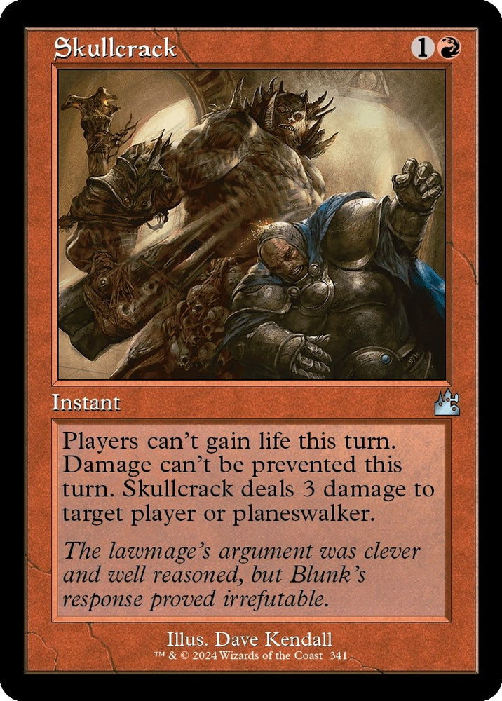 Image for Skullcrack (Retro Frame) (341) [Ravnica Remastered]