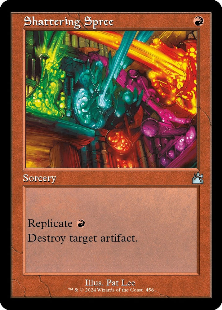 Image for Shattering Spree (Retro Frame) (456) [Ravnica Remastered]