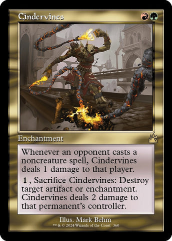 Image for Cindervines (Retro Frame) (360) [Ravnica Remastered]