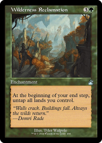 Image for Wilderness Reclamation (Retro Frame) (458) [Ravnica Remastered]