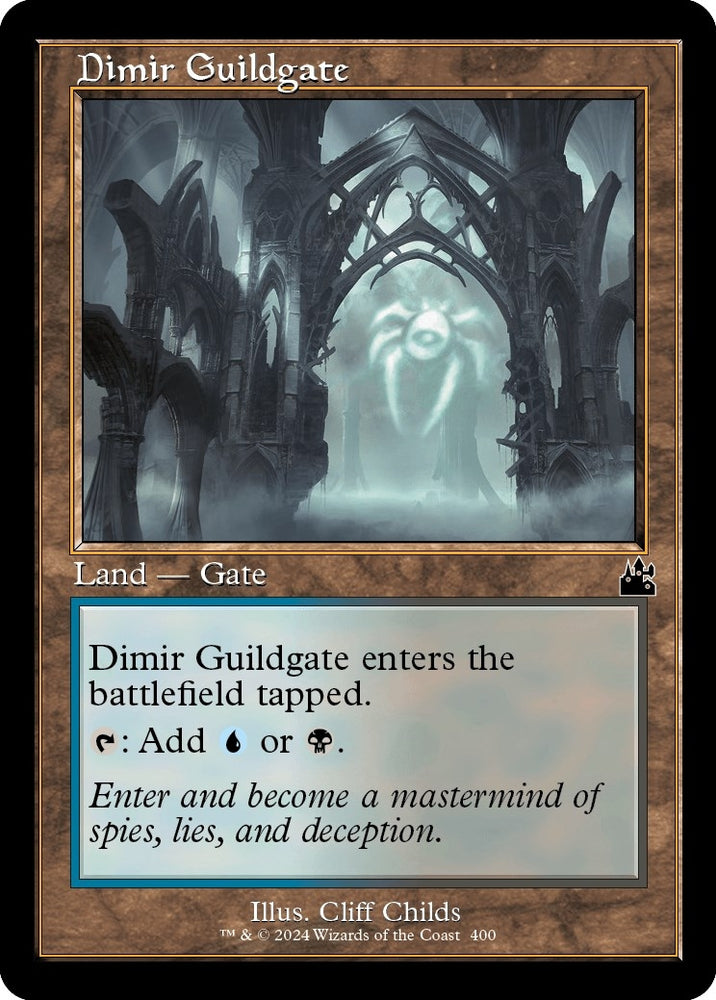Image for Dimir Guildgate (Retro Frame) (400) [Ravnica Remastered]