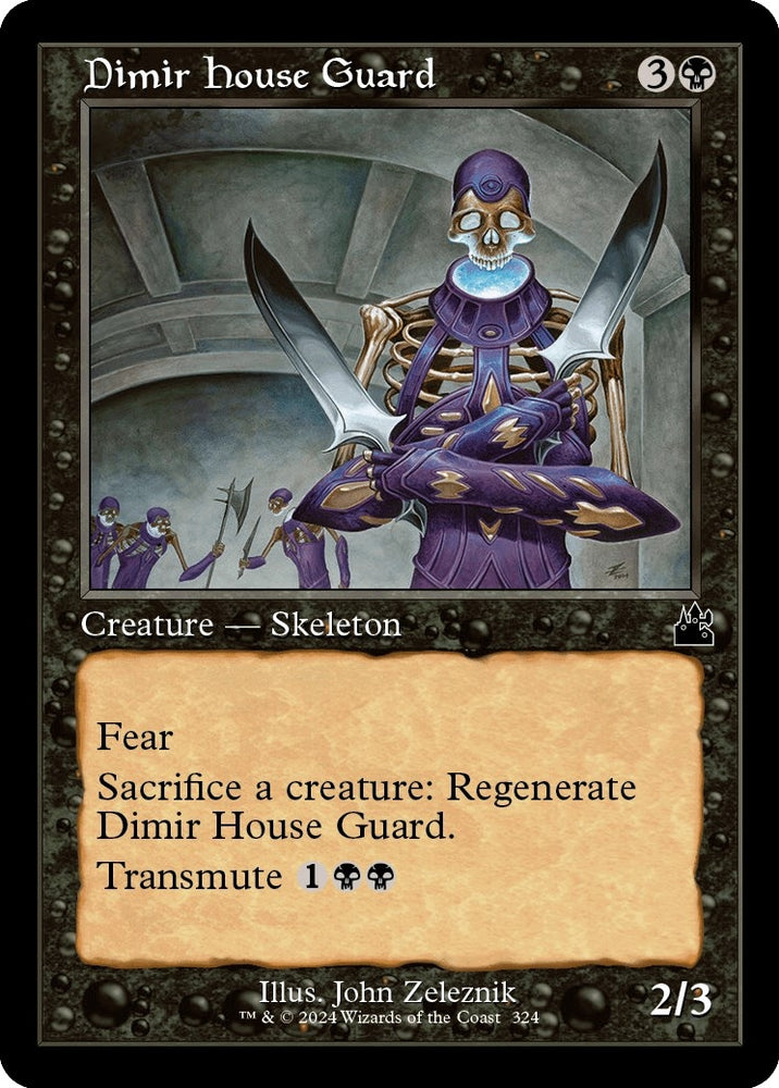 Image for Dimir House Guard (Retro Frame) (324) [Ravnica Remastered]