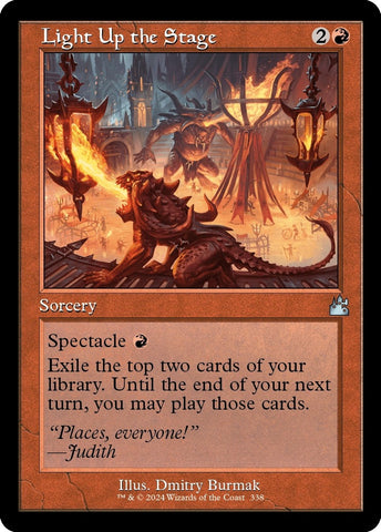 Image for Light Up the Stage (Retro Frame) (338) [Ravnica Remastered]