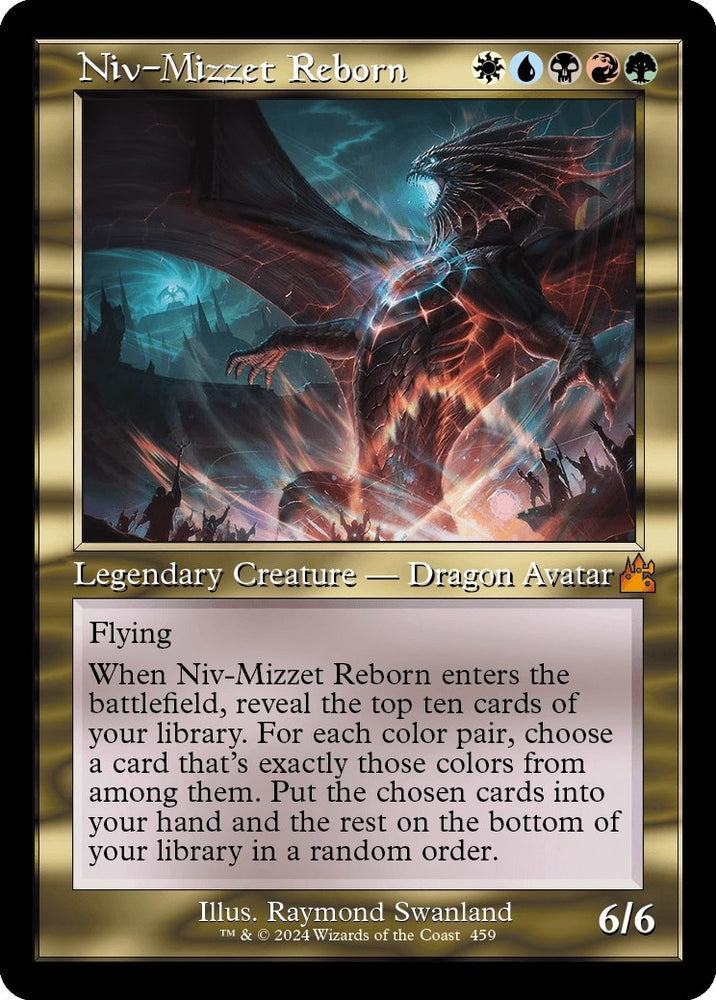 Image for Niv-Mizzet Reborn (Retro Frame) (459) [Ravnica Remastered]