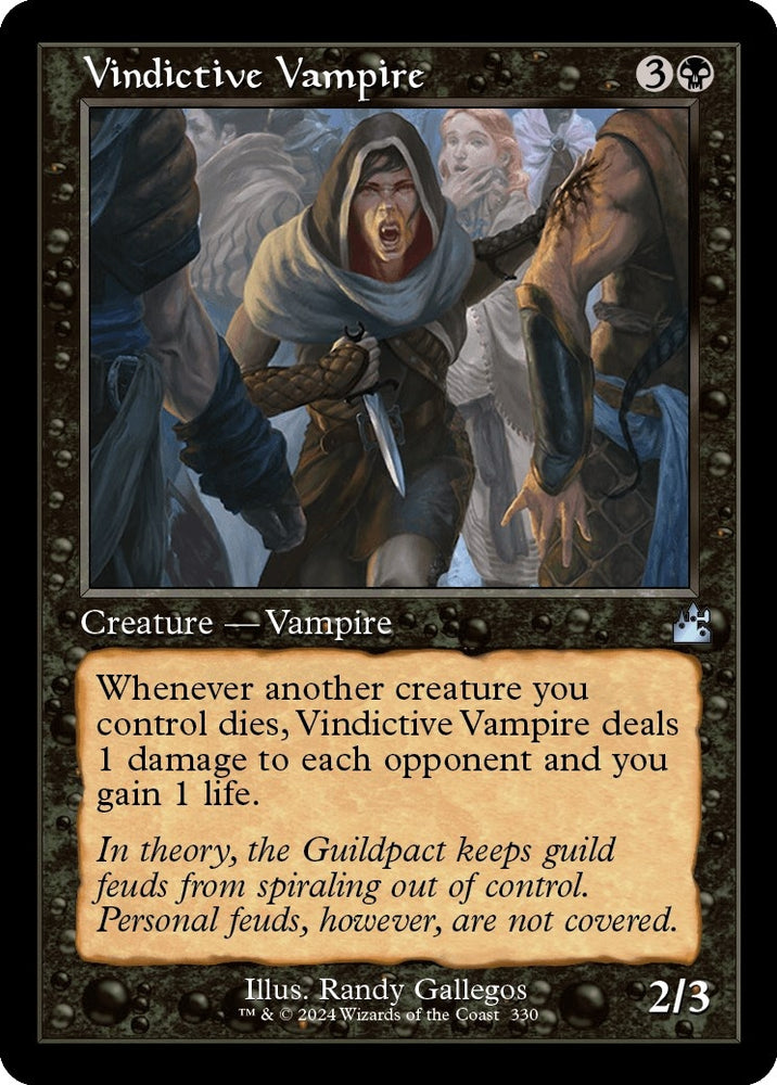 Image for Vindictive Vampire (Retro Frame) (330) [Ravnica Remastered]