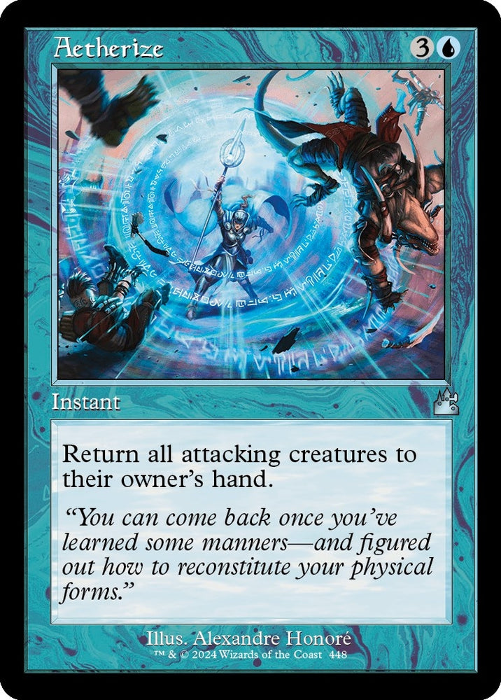 Image for Aetherize (Retro Frame) (448) [Ravnica Remastered]