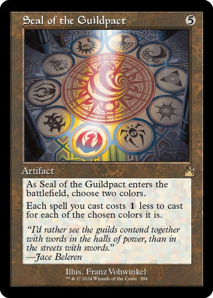 Image for Seal of the Guildpact (Retro Frame) (394) [Ravnica Remastered]