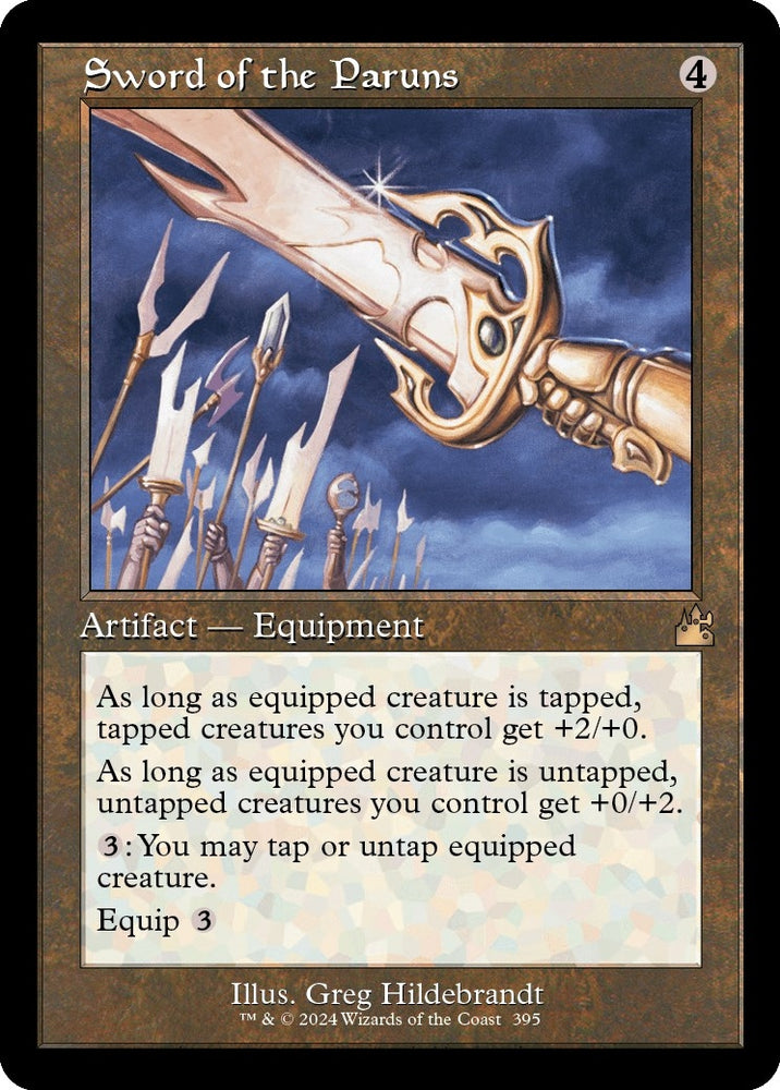 Image for Sword of the Paruns (Retro Frame) (395) [Ravnica Remastered]