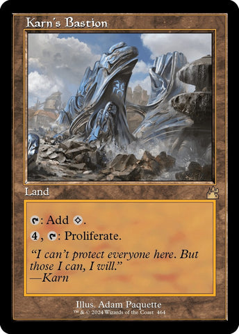 Image for Karn's Bastion (Retro Frame) (464) [Ravnica Remastered]