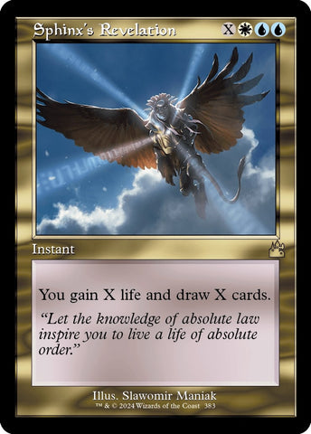 Image for Sphinx's Revelation (Retro Frame) (383) [Ravnica Remastered]