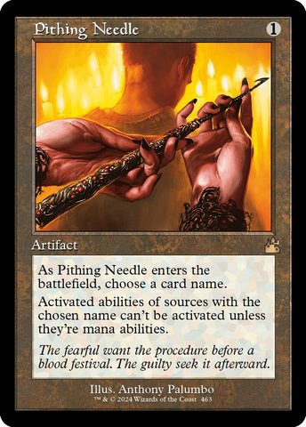 Image for Pithing Needle (Retro Frame) (463) [Ravnica Remastered]