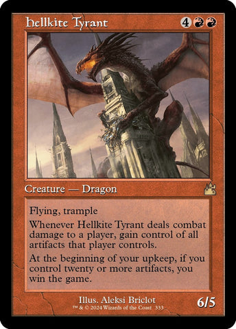Image for Hellkite Tyrant (Retro Frame) (333) [Ravnica Remastered]