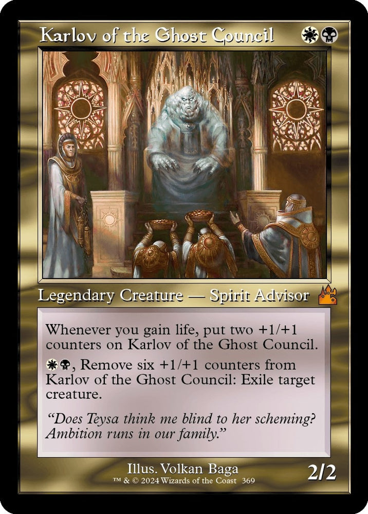 Image for Karlov of the Ghost Council (Retro Frame) (369) [Ravnica Remastered]