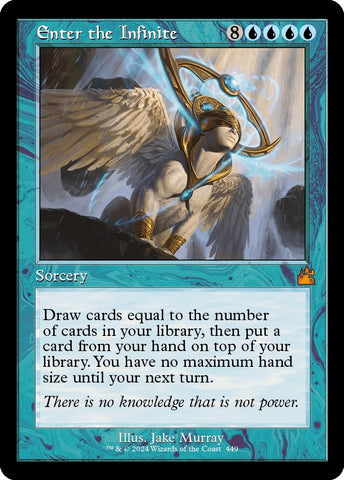 Image for Enter the Infinite (Retro Frame) (449) [Ravnica Remastered]