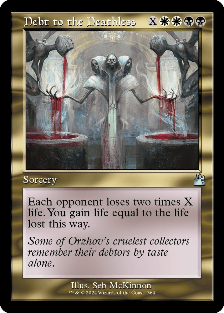 Image for Debt to the Deathless (Retro Frame) (364) [Ravnica Remastered]