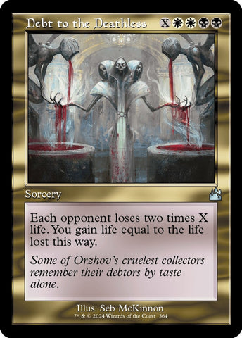 Image for Debt to the Deathless (Retro Frame) (364) [Ravnica Remastered]