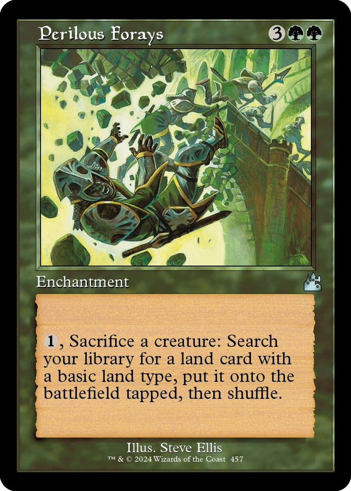 Image for Perilous Forays (Retro Frame) (457) [Ravnica Remastered]