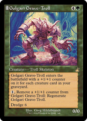 Image for Golgari Grave-Troll (Retro Frame) (348) [Ravnica Remastered]
