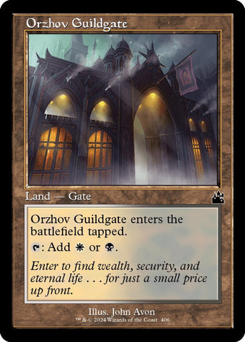 Image for Orzhov Guildgate (Retro Frame) (406) [Ravnica Remastered]
