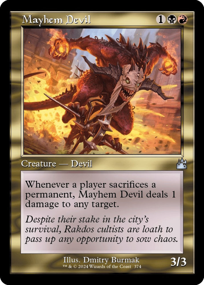 Image for Mayhem Devil (Retro Frame) (374) [Ravnica Remastered]