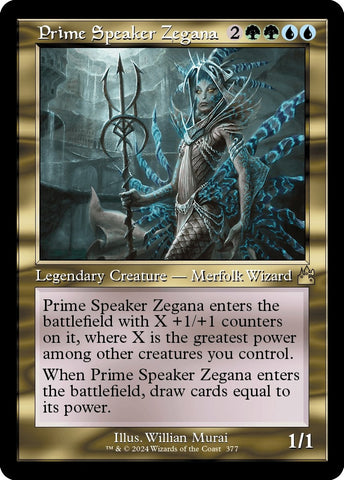 Image for Prime Speaker Zegana (Retro Frame) (377) [Ravnica Remastered]