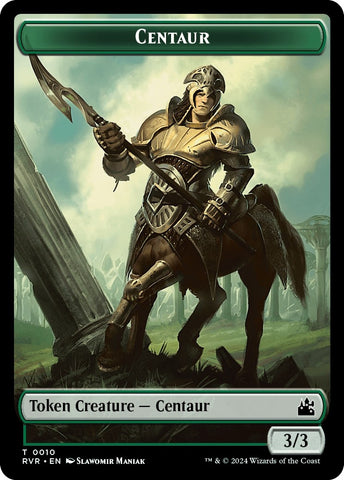 Image for Centaur Token (10) [Ravnica Remastered]