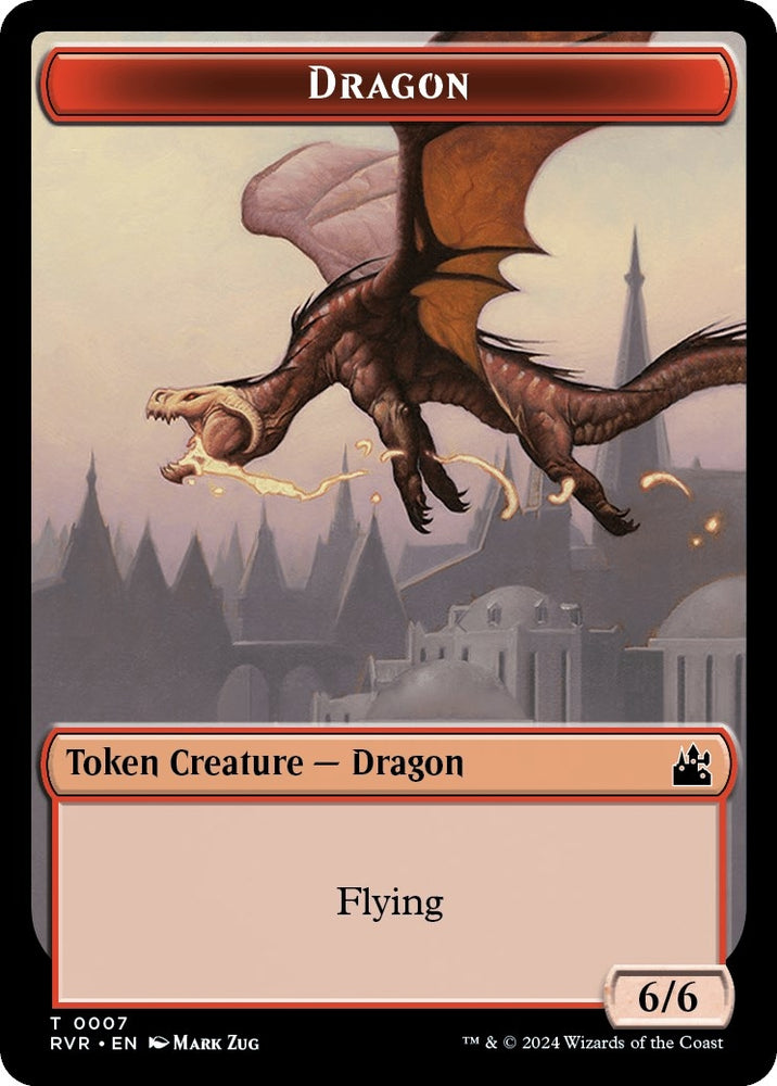 Image for Dragon Token (7) [Ravnica Remastered]
