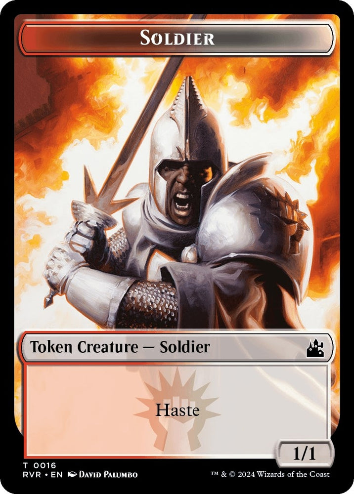 Image for Soldier Token (16) [Ravnica Remastered]