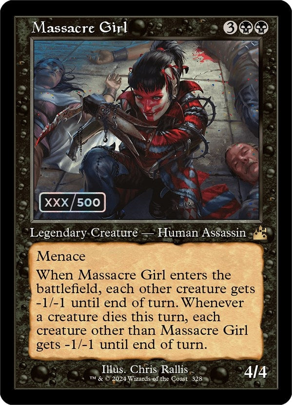 Image for Massacre Girl (Retro Frame) (Serial Numbered) (328) [Ravnica Remastered]