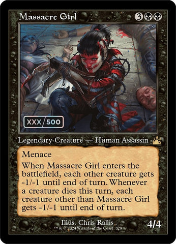 Image for Massacre Girl (Retro Frame) (Serial Numbered) (328) [Ravnica Remastered]