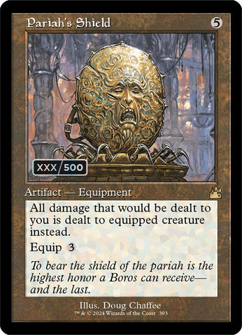 Image for Pariah's Shield (Retro Frame) (Serial Numbered) (393) [Ravnica Remastered]