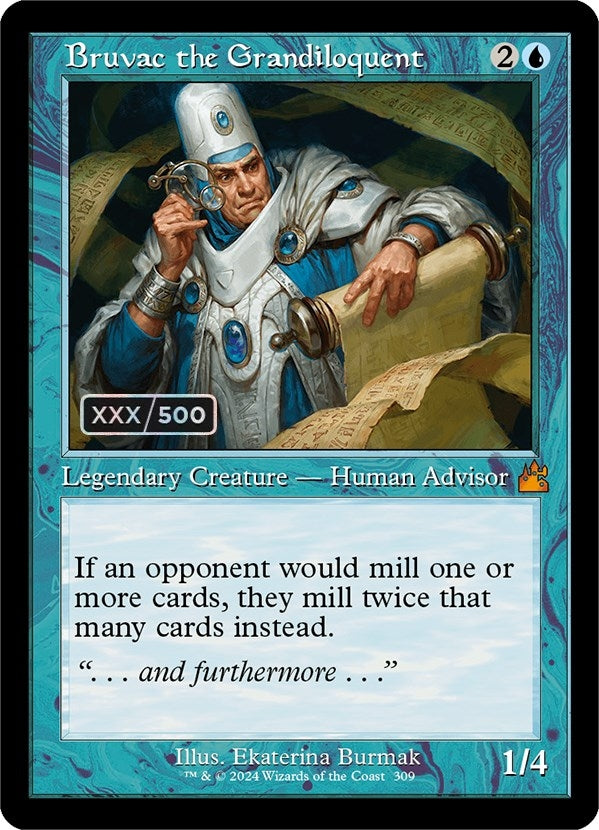 Image for Bruvac the Grandiloquent (Retro Frame) (Serial Numbered) (309) [Ravnica Remastered]