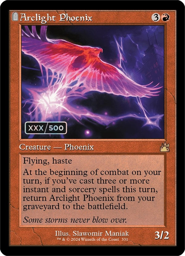 Image for Arclight Phoenix (Retro Frame) (Serial Numbered) (331) [Ravnica Remastered]