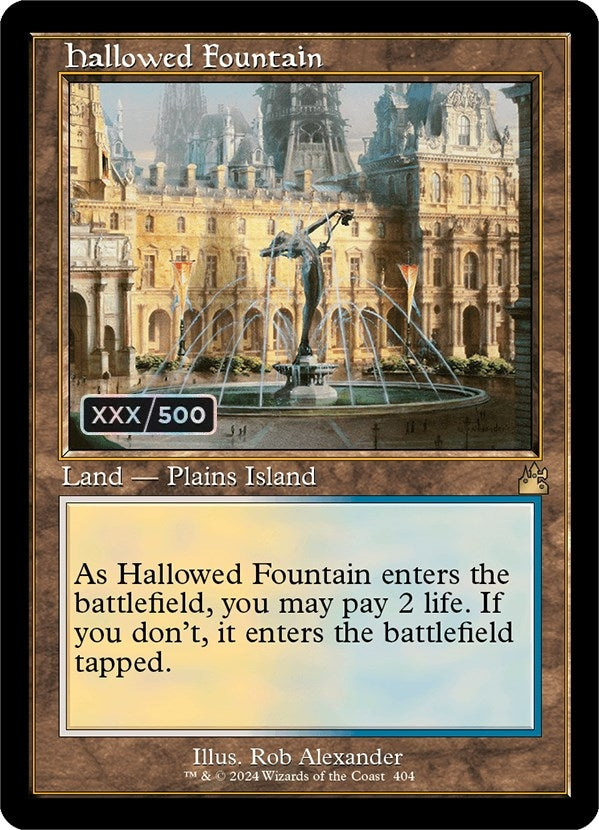 Image for Hallowed Fountain (Retro Frame) (Serial Numbered) (404) [Ravnica Remastered]