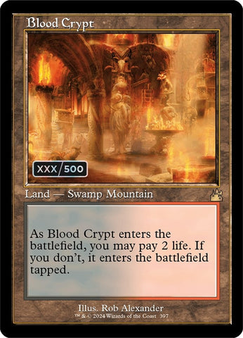 Image for Blood Crypt (Retro Frame) (Serial Numbered) (397) [Ravnica Remastered]
