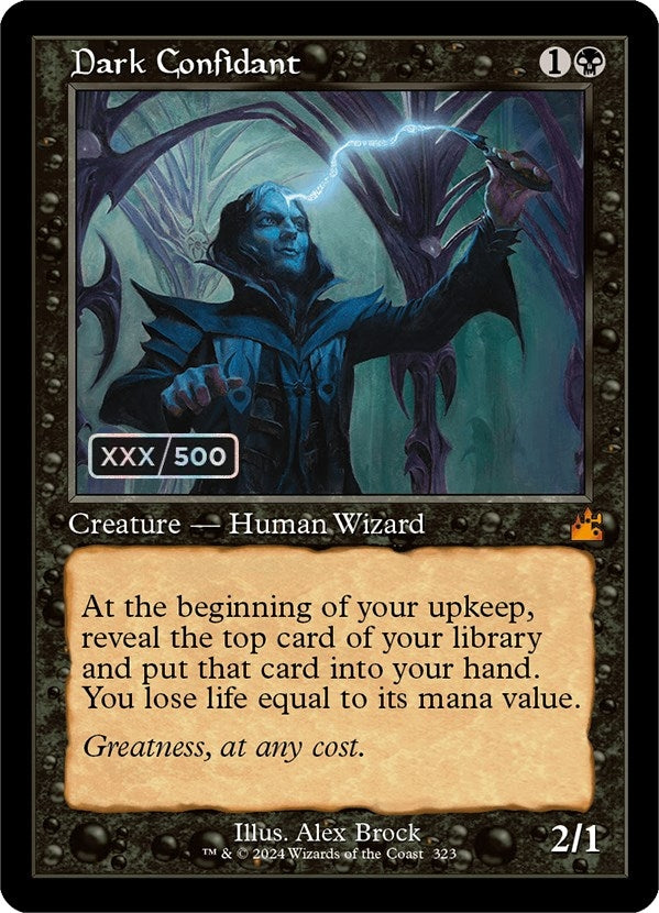 Image for Dark Confidant (Retro Frame) (Serial Numbered) (323) [Ravnica Remastered]